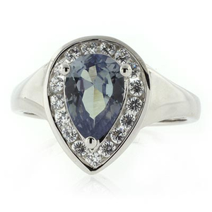 Alexandrite Sterling Silver Ring Pinkish Color Change