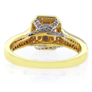 Smoked Topaz Gemstone Sterling Silver Ring