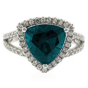 Trillion Cut Big Alexandrite Ring