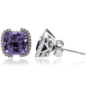 Alexandrite Color Change High Quality Silver Earrings