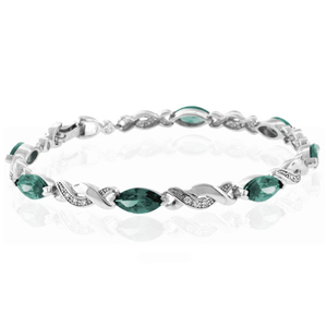 Alexandrite Bracelet Color Change Sterling Silver