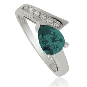 Color Changing Alexandrite Silver Ring