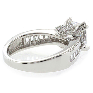 Princess Cut High Quality Engagement Ring