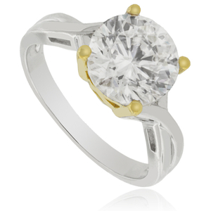 .925 Silver Solitaire Ring