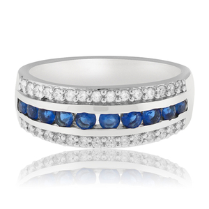 Tanzanite Ring Channel Setting