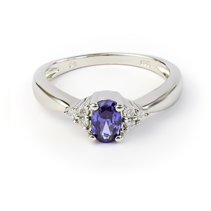 Tanzanite Sterling Silver Ring