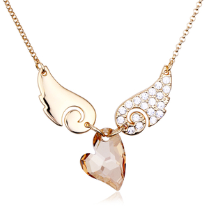 Champagne Heart Swarovski Set