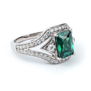 Alexandrite Blue To Green Color Change Sterling Silver Ring