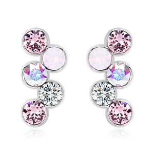 Pink Swarovski Earrings