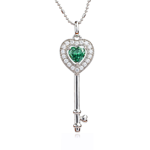 Key Alexandrite Sterling Silver Pendant