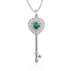 Key Alexandrite Sterling Silver Pendant