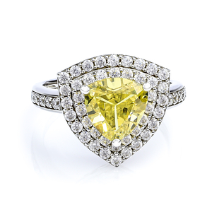 Trillion Cut Color Change Zultanite Ring