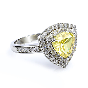 Trillion Cut Color Change Zultanite Ring