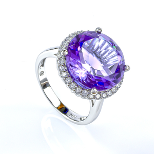 Alexandrite Sterling Silver Huge Ring