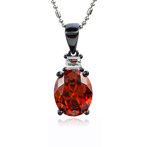Beautiful Oval Cut Fire Opal Pendant