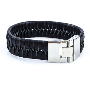 Quality Stainless Steel Leather Bracelet