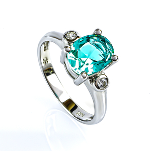 Stunning Green Paraiba Ring