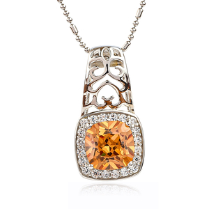 Cushion Cut Zultanite Silver Pendant