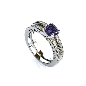 Amethyst Stackable Ring