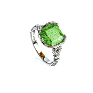 Sterling Silver Peridot Ring