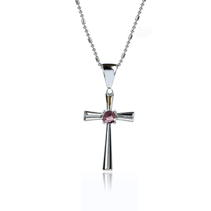 Zultanite Cross Silver Pendant