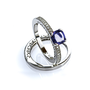 Tanzanite Stackable Ring