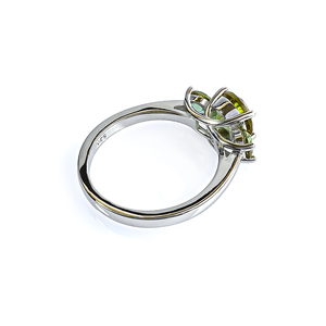 3 Stone Zultanite Sterling Silver Ring