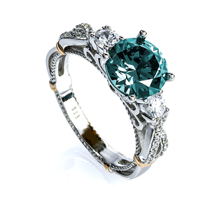 8 mm Alexandrite Princess Cut Sterling Silver