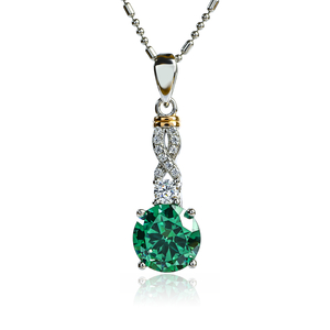 Silver Blue Brilliant Cut Alexandrite Set Earrings Pendant