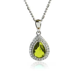 Yellow Alexandrite Sterling Silver Pendant