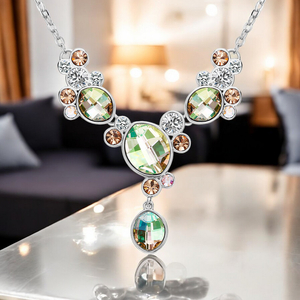 Beautiful Green Swarovski Necklace