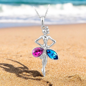 Beautiful Swarovski Ballerina Necklace