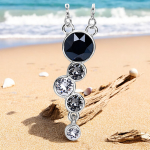Swarovski Necklace Black Color
