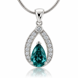 Alexandrite Charm Silver Pendant