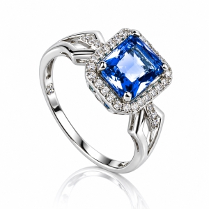 Alexandrite Sterling Silver Ring (6mm x 8mm)