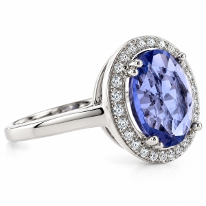 Corundum Alexandrite Color Change Silver Ring