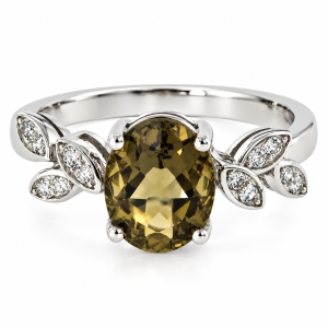 Oval Color Change Alexandrite .925 Silver Ring