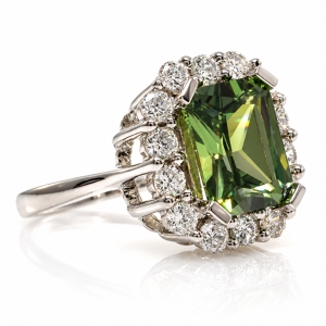 Alexandrite Rings Square Cut