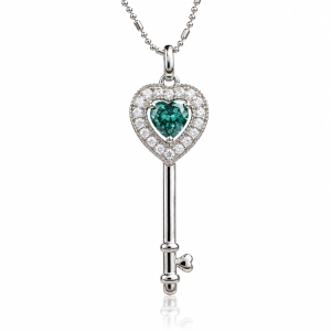 Key Alexandrite Sterling Silver Pendant