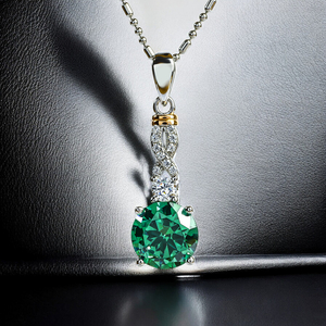 Silver Blue Brilliant Cut Alexandrite Set Earrings Pendant