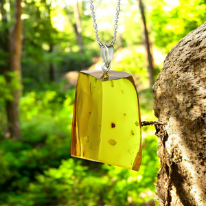 Genuine Mexican Amber Pendant