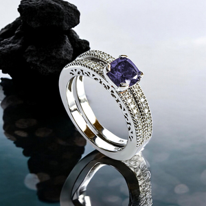 Amethyst Stackable Ring