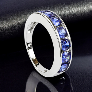 Sterling Silver Journey Tanzanite Ring