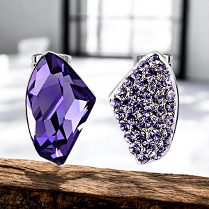 Beautiful Purple Swarovski Ballerina Set