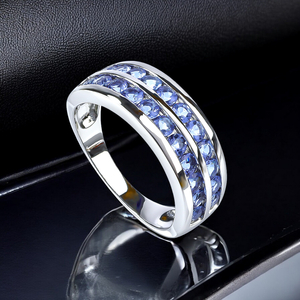 Sterling Silver Journey Alexandrite Ring