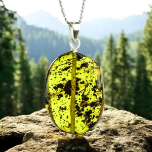 100% Genuine Honey Amber Pendant