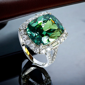 11 mm x 16 mm Huge Sterling Silver Emerald Cut Alexandrite Ring