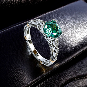 Sterling Silver 8 mm Alexandrite Color Changing Ring