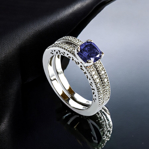 Tanzanite Stackable Ring