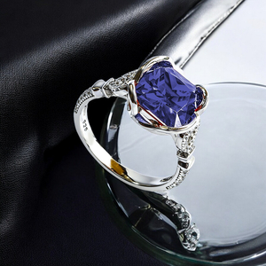 Sterling Silver Tanzanite Ring